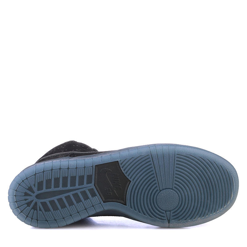 мужские черные кроссовки Nike SB Dunk High Prem Flash 806333-001 - цена, описание, фото 4